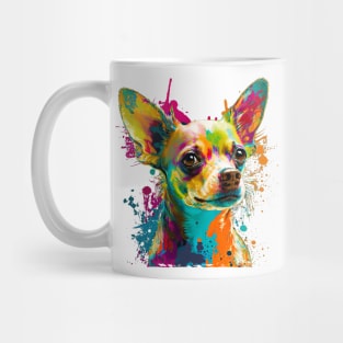 Retro Pop art Chihuahua Breed Art Mug